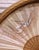 French 19th Century French Hand-Painted Silk Fan With Carved Wood Sticks in Frame For Sale - Image 3 of 7