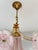 Vintage Murano Glass Ruffled Floral Pendant Light – Pink Swirl & Daisy Shades For Sale - Image 15 of 18