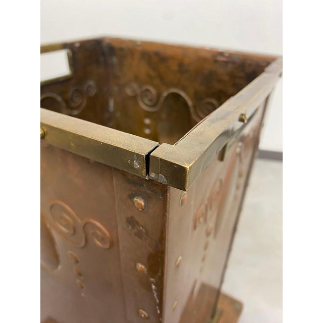 Art Nouveau Umbrella Stand attributed to Otto Prutscher for Wiener Werkstätte, 1890s For Sale - Image 10 of 12