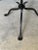 Handcrafted Spanish Iron Martini Table With Antique Gilt Top and Forged Tripod Base For Sale In New York - Image 6 of 12
