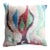 Contemporary Velvet Ikat Bohemian Throw Pillow For Sale