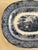 Ridgway Porcelain Antique Mid-19th Century Ridgways “Grecian” Blue Transferware Graduated Platters (15”, 17”, & 19”) - Set of 3 For Sale - Image 4 of 12