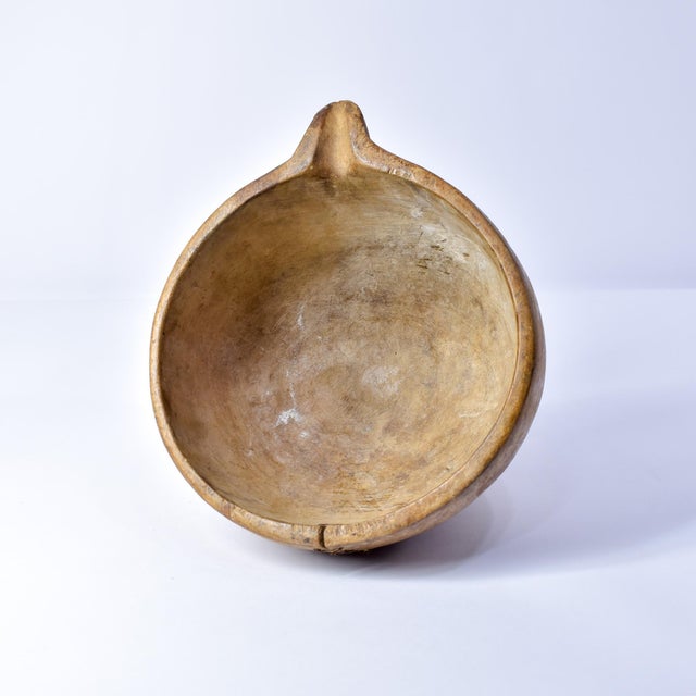 Mid 20th Century Mid-Century Turkana African Wood Bowl For Sale - Image 5 of 12