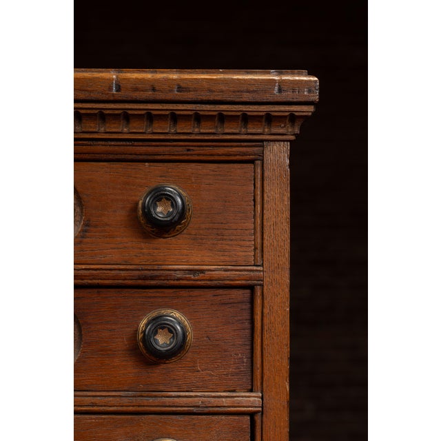 Late 19th Century Mercantile Countertop Wooden Spool Cabinet For Sale In Chicago - Image 6 of 14