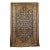 Antique Persian Malayer Area Rug, Allover Herati Geometric Design, Navy & Ivory, 4’ X 7’ For Sale