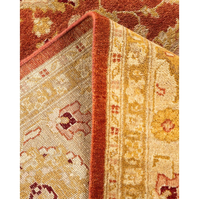 Eclectic, One-of-a-Kind Hand-Knotted Area Rug - Pink, 8' 1" x 10' 2" For Sale In New York - Image 6 of 8