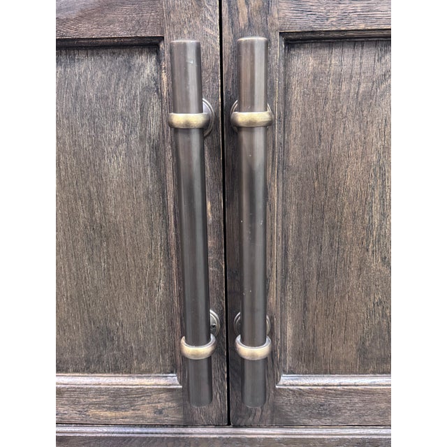 Restoration Hardware 20th Century English Media Console For Sale - Image 9 of 12