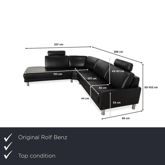with this corner sofa from Rolf Benz, you bring the absolute pinnacle of German furniture design into your living room....