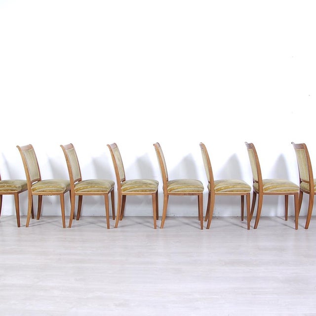 Art Deco Chairs, 1940s, Set of 8 For Sale - Image 6 of 16