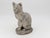French Vintage Reconstituted Stone Cat Garden Statue, English 1970s For Sale - Image 3 of 8