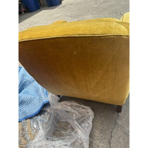 Wood Märta Blomstedt, Attribution Lounge Chairs, Pair, Finland C. 1940, Carved Walnut, Mohair Upholstery For Sale - Image 7 of 10