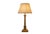 Louis XVI Neoclassical Gilded Brass Fluted Column Table Lamp with Laurel Wreath Relief, Europe, 1930s For Sale - Image 13 of 13