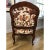 French 1970s Vintage Louis XV Style Fauteuil in Jacobean Print For Sale - Image 3 of 9