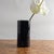 Mid-Century Modern Vintage Haeger Black Ceramic Cylinder Vase For Sale - Image 3 of 7