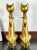 Brass Vintage 18" Brass Sitting Cat Figures / Decorative Andirons - a Pair For Sale - Image 8 of 8
