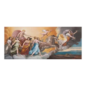 'Aurora' by Achille Leonardi, Baroque, Classical, Mythological Oil, Guido Reni, Quirinal, Rome