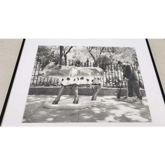 Printmaking Materials Leo Theinert (American) "Clean Sweep" Original Black and White Silver Gelatin Photograph 20th C. For Sale - Image 7 of 9