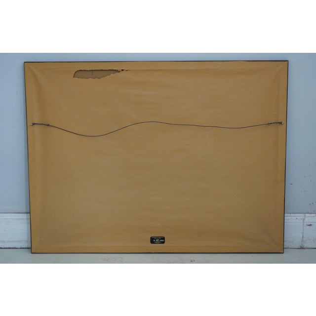 Vintage English Steamship Colored Engraving in Frame For Sale - Image 10 of 12