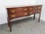 Madison Square 4 drawer sideboard, Chippendale style with Marlboro legs, solid mahogany with flame mahogany and banded...