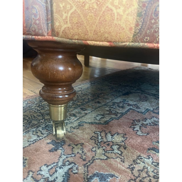 Lewis Mittman Edward Ferrel Paisley Arm Chair For Sale - Image 4 of 10