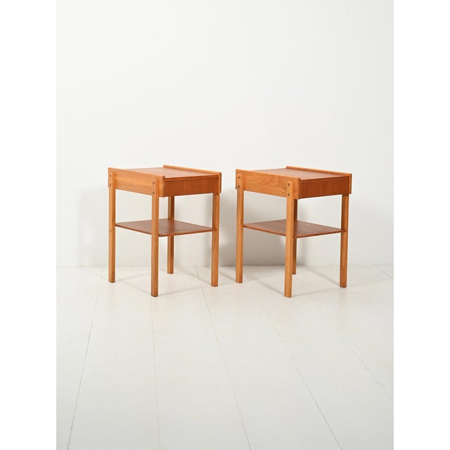Bedside Tables from AB Carlström & Co, 1960s, Set of 2 For Sale - Image 4 of 12