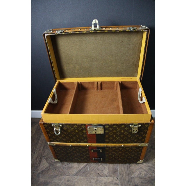 Vintage Shoe Trunk by Louis Vuitton, 1920 For Sale - Image 15 of 18