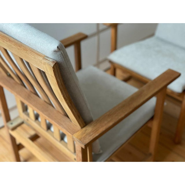 Mid-Century Danish Type 2257 Easy Chairs by Børge Mogensen for Fredericia, Set of 2 For Sale - Image 10 of 11