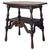 Spanish Two-Tier Walnut Console Side Table With Carved Legs and Stretcher For Sale - Image 13 of 13