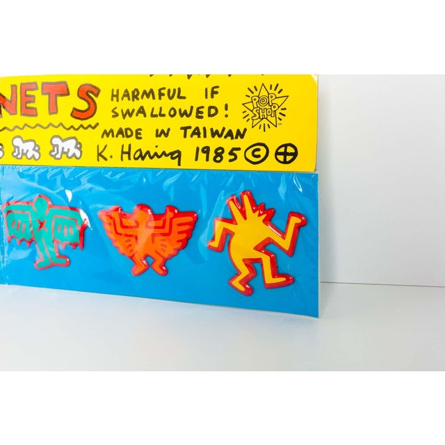Pop Art Keith Haring Iconic Pop Shop Magnets, C. 1985 — Set of 6 For Sale - Image 3 of 6
