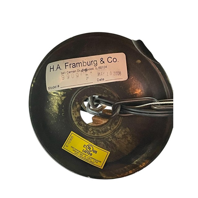 Liebestraum 9 - Light Mahogany Bronze Dining Chandelier by H. A. Framburg For Sale - Image 12 of 13