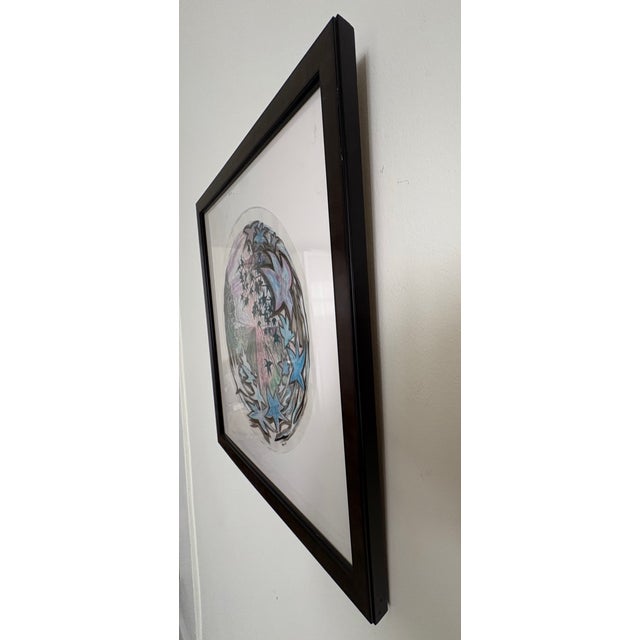 Contemporary Drawing - Kaleidoscope Perspective, Framed For Sale - Image 3 of 10