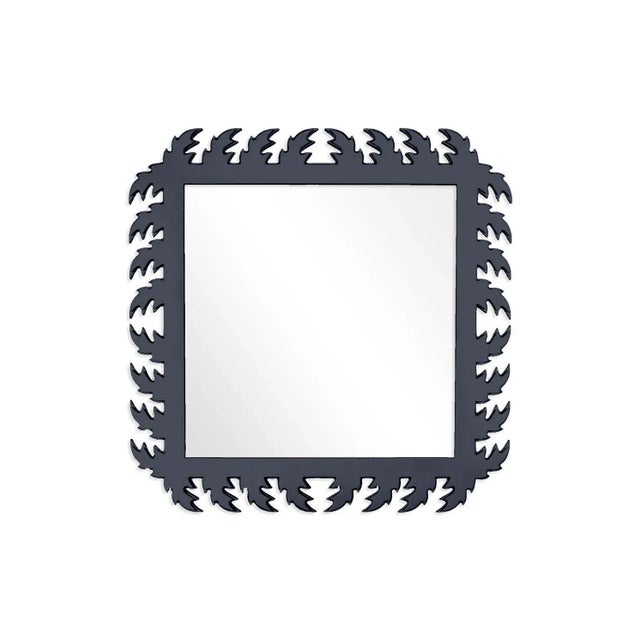 Contemporary Fleur Home Audubon Square Mirror in Hale Navy, 48x48 For Sale - Image 3 of 3