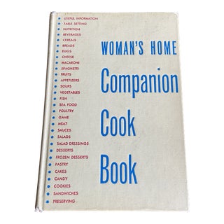 Vintage 1950 Edition Cookbook: Woman’s Home Companion For Sale