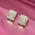 Metal 1990s Pair of David Yurman Authentic Estate Earrings 14k Gold + Silver For Sale - Image 7 of 13