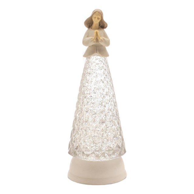 LED Angel Snow Globe 12.5"H For Sale