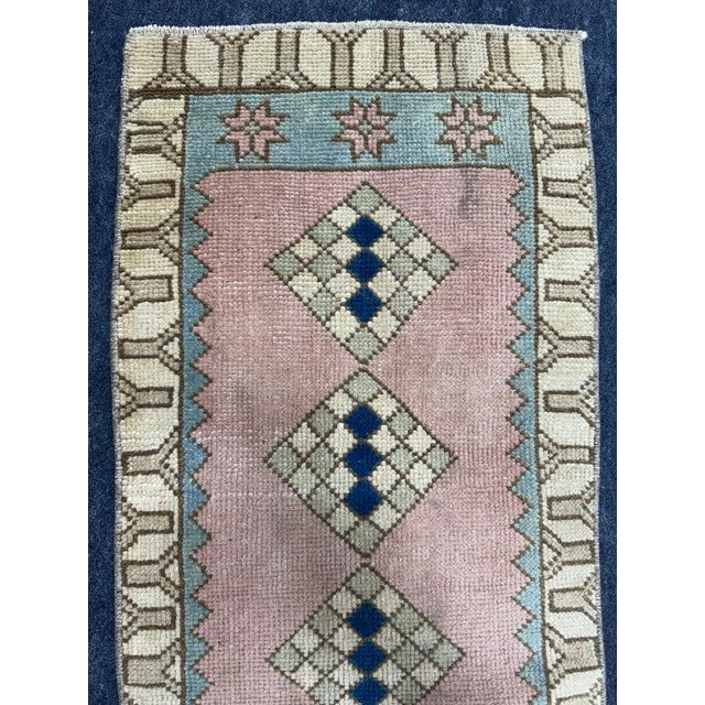 Turkish Yastik Rug 1'8" x 2'11" For Sale - Image 4 of 5