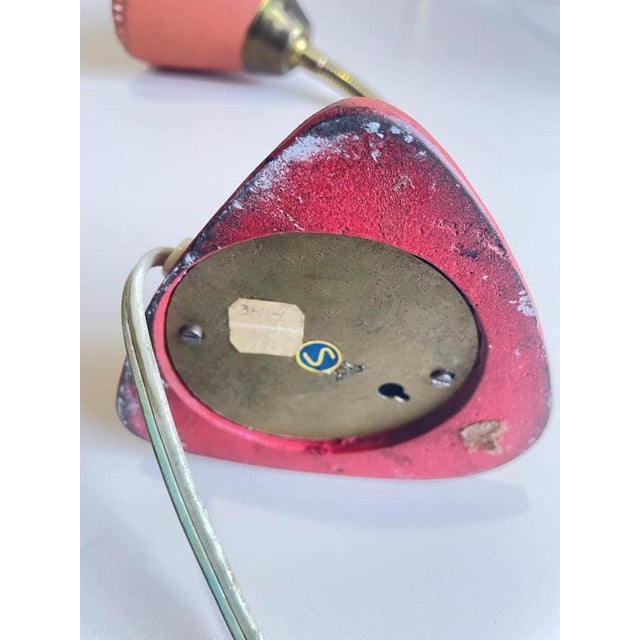 Brown Mid-Century Swedish Model 506 Desk Lamp from Ewa Varnamo, 1950s-1960s For Sale - Image 8 of 10