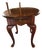 Vintage Pennsylvania House Solid Cherry Queen Anne Oval End Table With Drawer - Pristine Condition For Sale