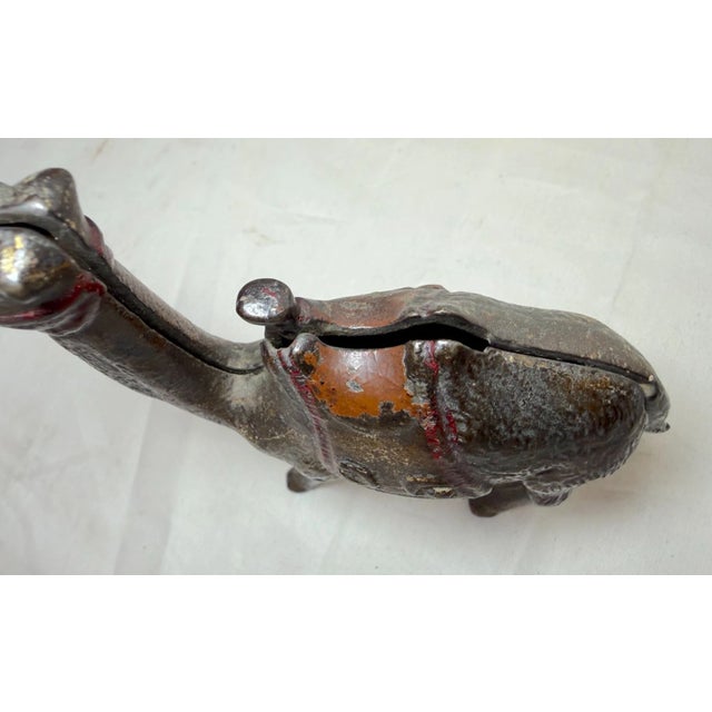 Rare Antique Original A. C. Williams Orak Painted Camel Cast Iron Still Bank For Sale In New York - Image 6 of 9