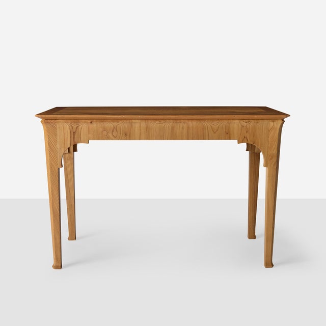 Modern Penelope Elm Desk exclusively for Almond & Co. For Sale - Image 3 of 11