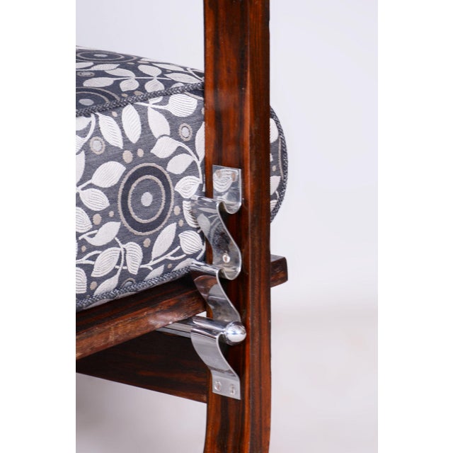 Art Deco Reclining Armchair attributed to Jindřich Halabala for Up Závody, 1920s For Sale - Image 6 of 13