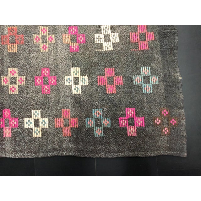 1960s Tribal Turkish Anatolian Area Kilim Rug For Sale - Image 9 of 11