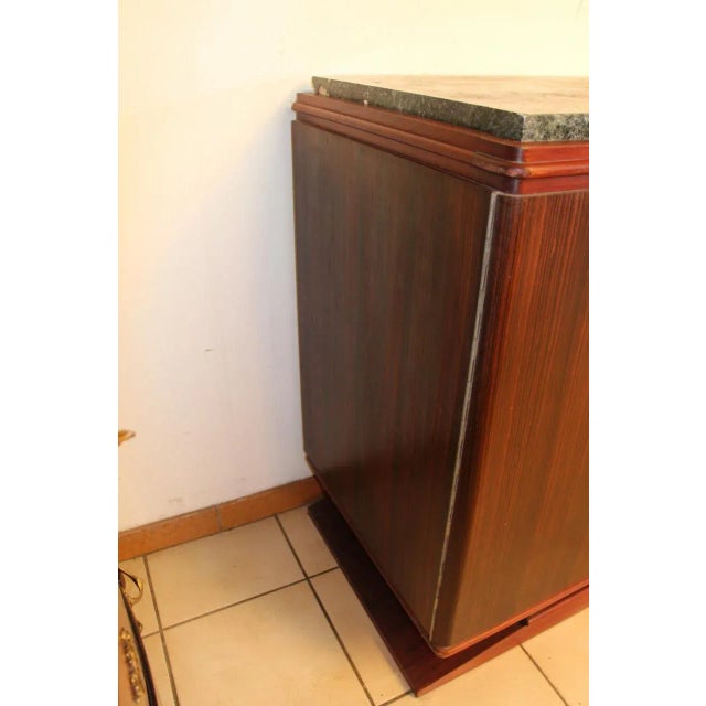 Brown Large Art Deco Rosewood Sideboard, 1930s For Sale - Image 8 of 12