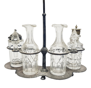 Classical Cabaret for Spices from Norblin, Poland, 1890s, Set of 5
