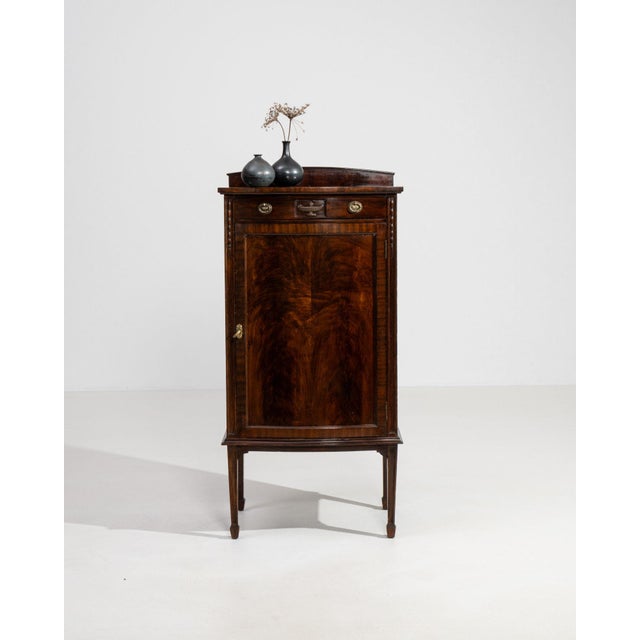 Wood 19th Century France Georgian Brown Wood Storage Cabinets & Cupboards For Sale - Image 7 of 11