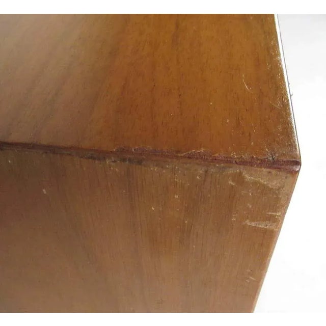 Brown Mid-Century Modern Diamond Front Dresser by Albert Parvin For Sale - Image 8 of 11