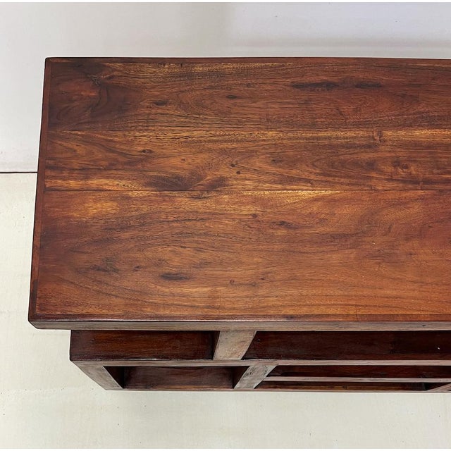 Brown Beech Bookcase, 1990s For Sale - Image 5 of 8