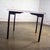 Mid to Late 20th Century MCM to Modern Square Dining Table W/Black Steel Tube Frame & White Laminate Top For Sale - Image 9 of 18
