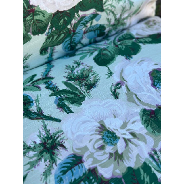 Vintage Parsons Chairs Reupholstered in Schumacher Floral Fabric For Sale - Image 11 of 11