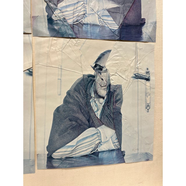 1970s Jiri Kolar Origami Self Portrait For Sale In Charleston - Image 6 of 12